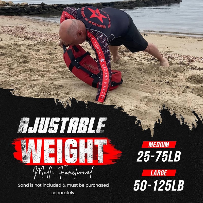 Gruff Combat Fitness Sandbags Duffle Sandbag Strength Training Cross Training Adjustable Workout Weights Workout Equipment for Home Gym - Image 2